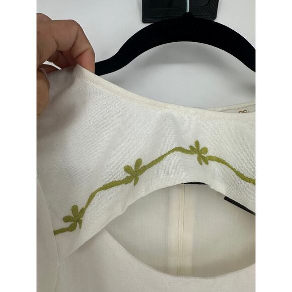 Anna Cate Mila Puff Crochet Sleeve Blouse - Picture 3 of 6